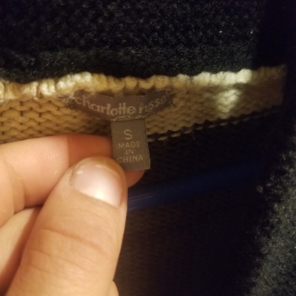 Charlotte Russe EUC Cardigan Stripes size small - Picture 3 of 5